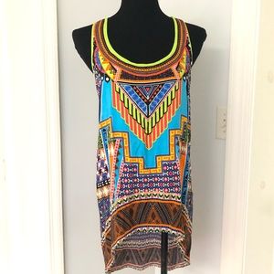 Flying Tomato Boho tank shirt size Small